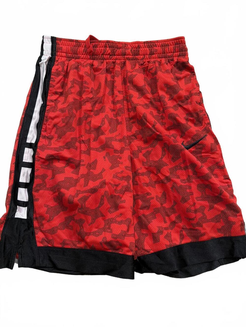 Nike Boys Red Black Dri-Fit Athletic Shorts XL